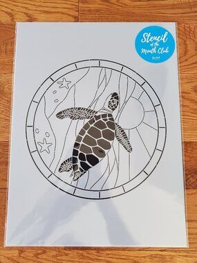 May 2024 Stencil of the Month Stencil Set w/ Add-On | Stained Glass | BRAND NEW